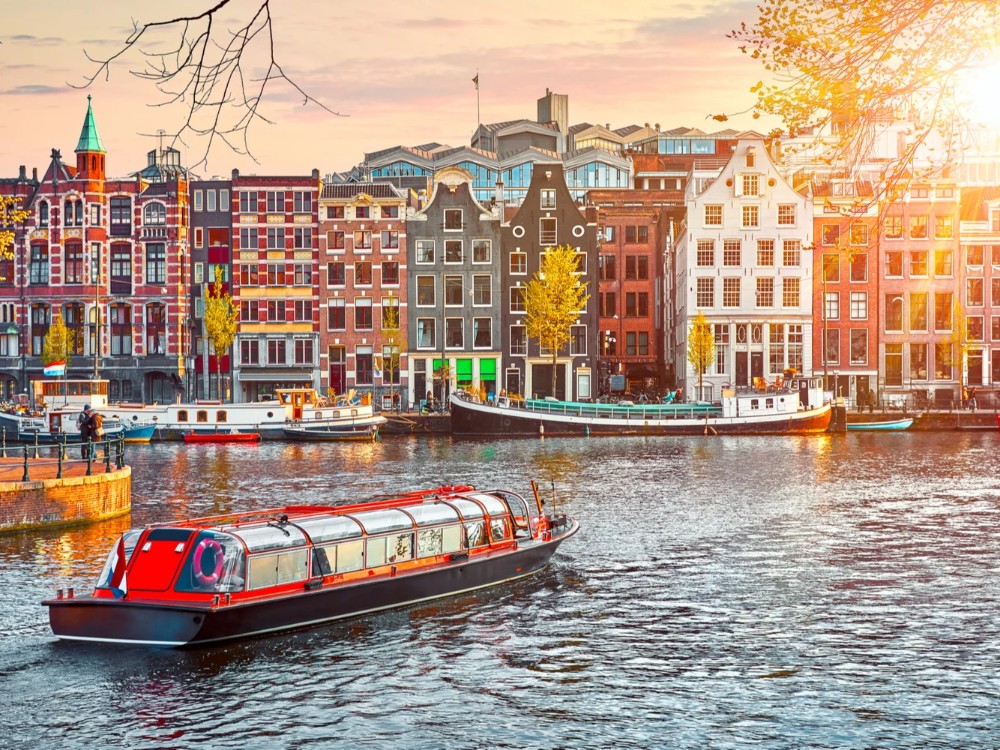 Una imagen de la impresionante Amsterdam
